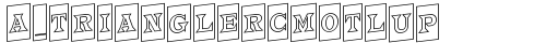 a_TrianglerCmOtlUp Regular truetype font