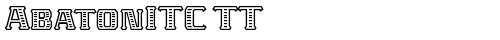 AbatonITC TT Regular truetype font