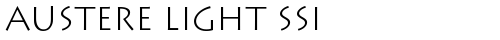 Austere Light SSi Light font TrueType