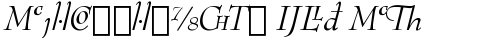 BernhardMod Ext BT Italic font TrueType gratuito