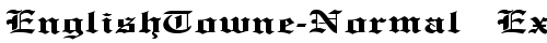 EnglishTowne-Normal Ex Regular truetype шрифт