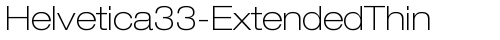Helvetica33-ExtendedThin Thin truetype font