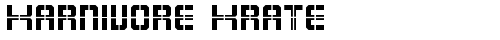 Karnivore Krate Regular truetype font