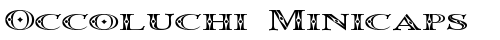 Occoluchi Minicaps Regular truetype font