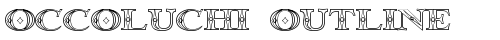 Occoluchi Outline Regular truetype font