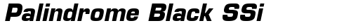 Palindrome Black SSi Bold Italic truetype font