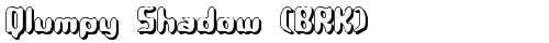 Qlumpy Shadow (BRK) Regular TrueType-Schriftart