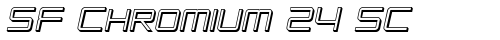 SF Chromium 24 SC Oblique truetype font