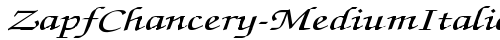 ZapfChancery-MediumItalic Ex Regular truetype font