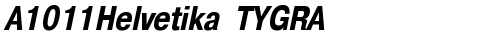 A1011Helvetika  TYGRA Condensed truetype font