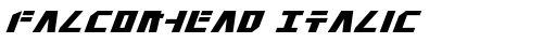 Falconhead Italic Italic truetype font
