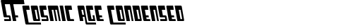 SF Cosmic Age Condensed Oblique truetype font